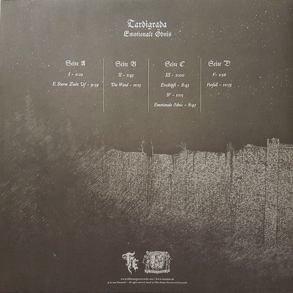 Tardigrada : Emotionale Ödnis (2xLP, Album, Ltd)