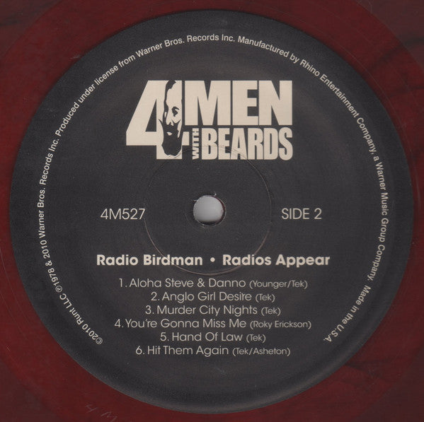 Radio Birdman : Radios Appear (LP, Album, Ltd, RE, Red)