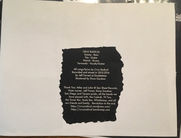 Cruz Radical : Cruz Radical (LP, Album)