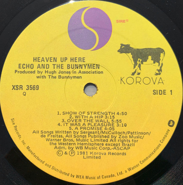 Echo And The Bunnymen* : Heaven Up Here (LP, Album)