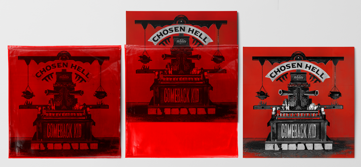 Comeback Kid - "Chosen Hell" LP (Gold Ruby w/ Alternate Packaging & Red Polybag)