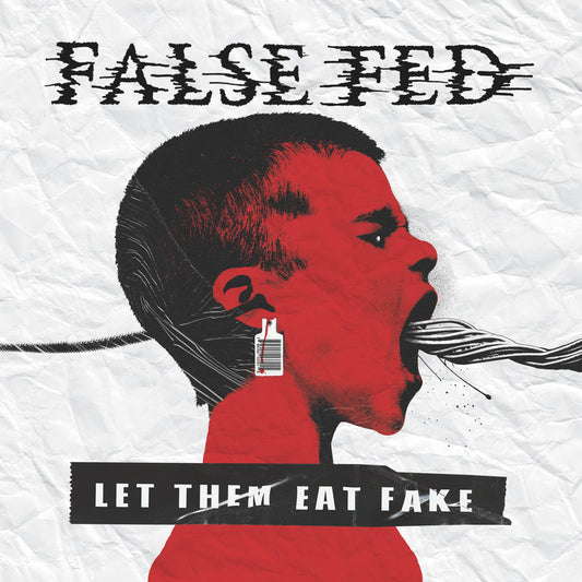 False Fed - "Let Them Eat Fake" LP (Cloudy Clear w/ Grey Splatter)