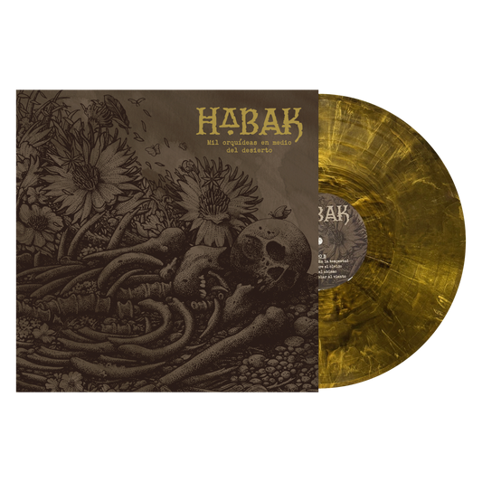 Habak - "Mil Orquídeas En Medio Del Desierto" LP (Gold & Black Ice Marble)