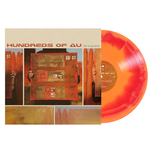 Hundreds of AU - "Life In Parallel" LP (Orange & Red Mosaic)