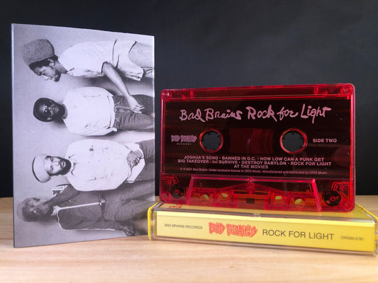 Bad Brains - "Rock For Light" Cassette (Red Edition w/Slipcase)