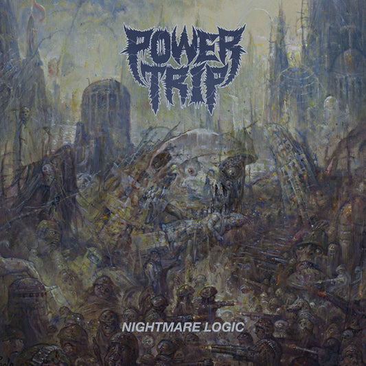 Power Trip - "Nightmare Logic" LP (blue w/red splatter)