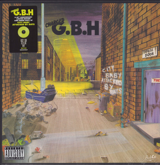 G.B.H. - "City Baby Attacked By Rats" LP (lime green) 40th Ann.