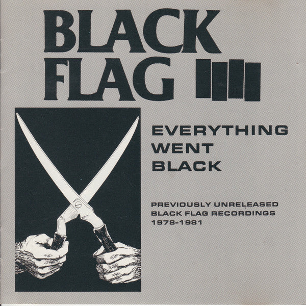 Black Flag - "Everything Went Black" 2xLP