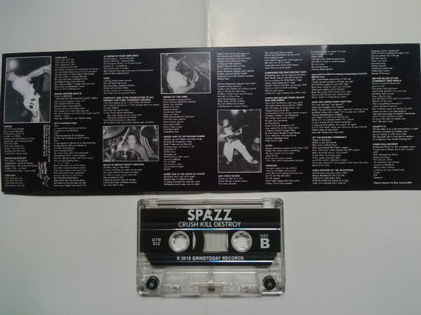 Spazz - "Crush Kill Destroy" cassette