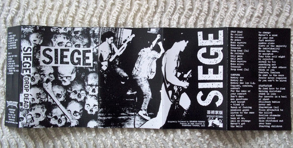 Siege - "Drop Dead" cassette