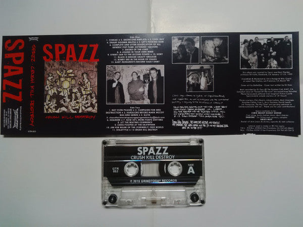 Spazz - "Crush Kill Destroy" cassette