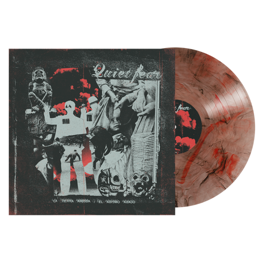 Quiet Fear - "La Tierra Arriba / El Abismo Abajo" LP (Blood and Smoke Marble)