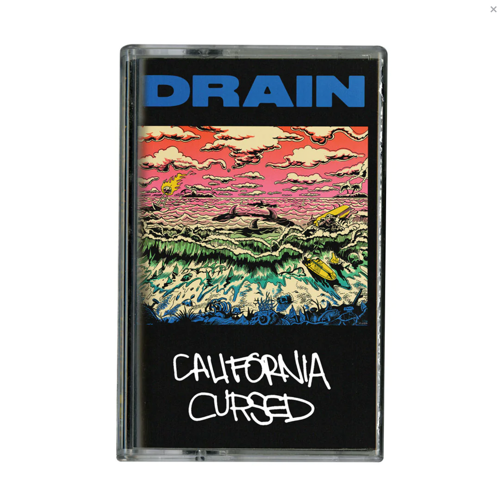Drain - "California Cursed" cassette tape