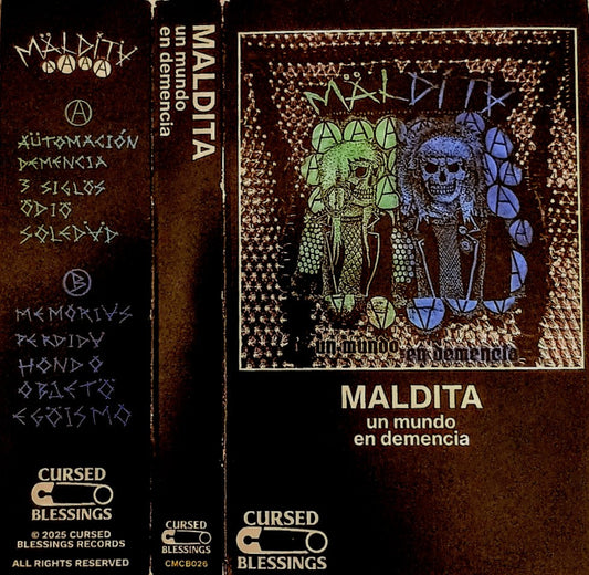 Maldita - "En Mundo En Demencia" cassette