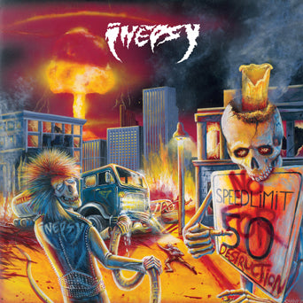 Inepsy - "No Speed Limit For Destruction" LP (color vinyl)