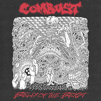 Combust - "Belly Of The Beast" LP (Coloured Vinyl)