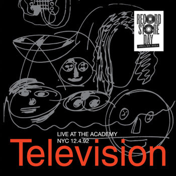 Television - "Live At The Academy NYC 12.4.92" LP