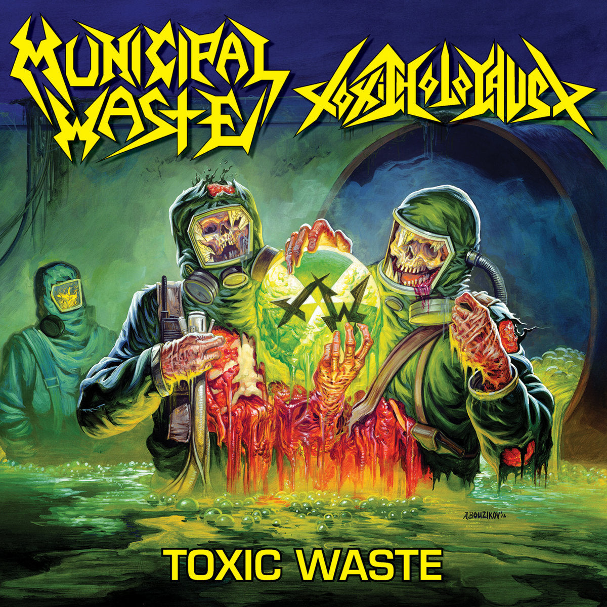 Municipal Waste/Toxic Holocaust - "split" LP