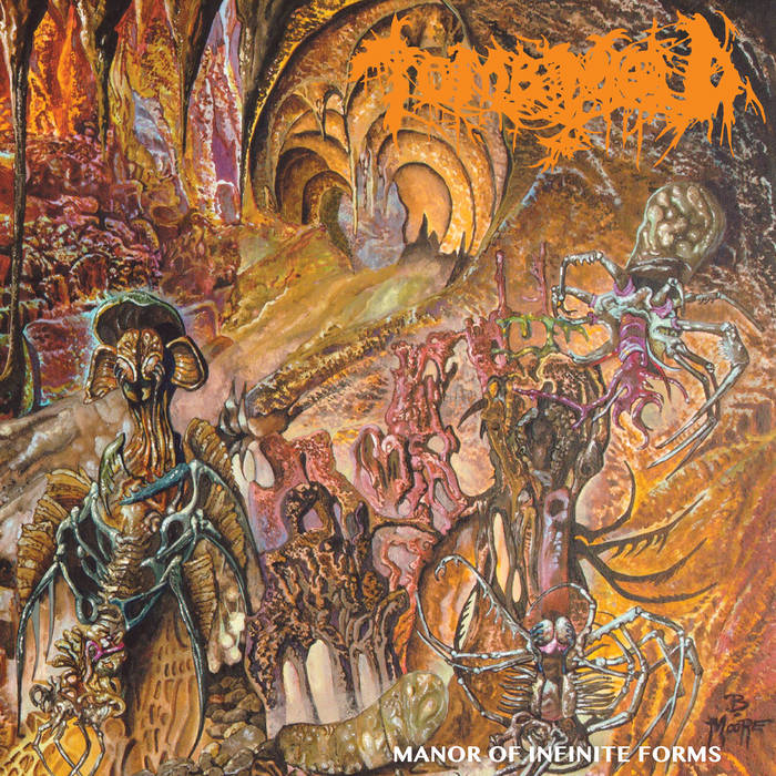 Tomb Mold - "Manor Of Infinite Forms" LP (orange, with real setlist)