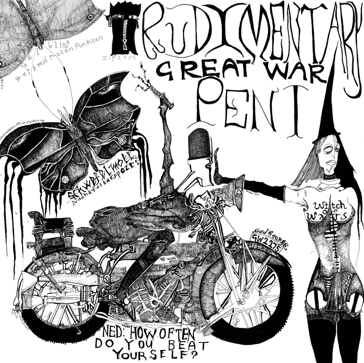 Rudimentary Peni - "Great War" LP