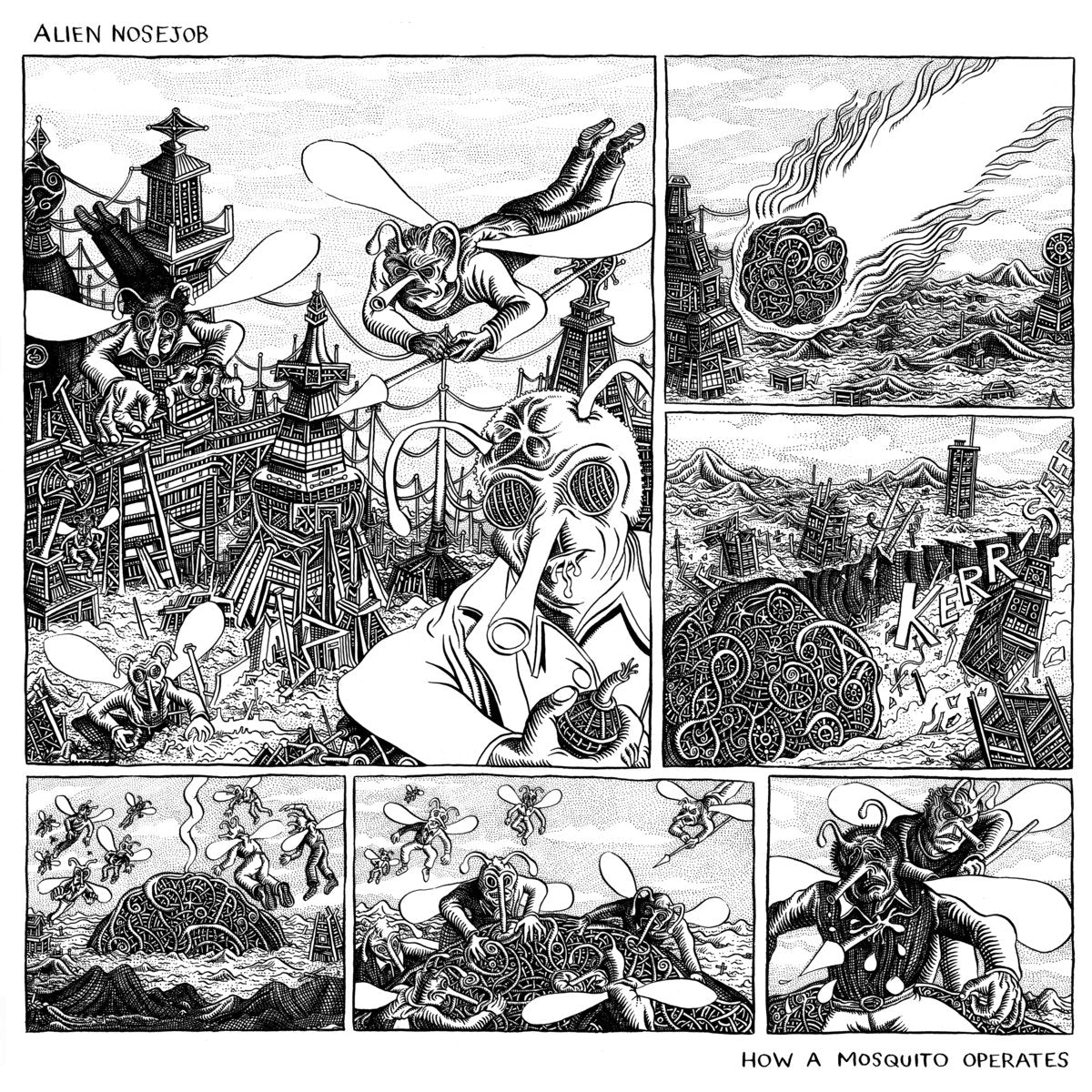 Alien Nosejob - “How a Mosquito Operates” LP