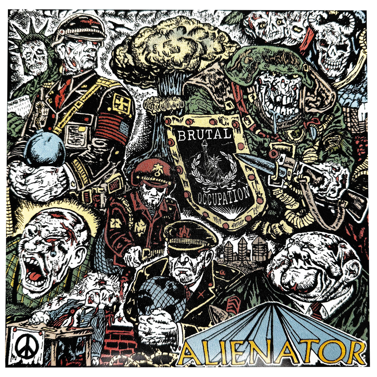 Alienator - "Brutal Occupation" 7-inch