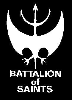 BATTALION OF SAINTS back patch