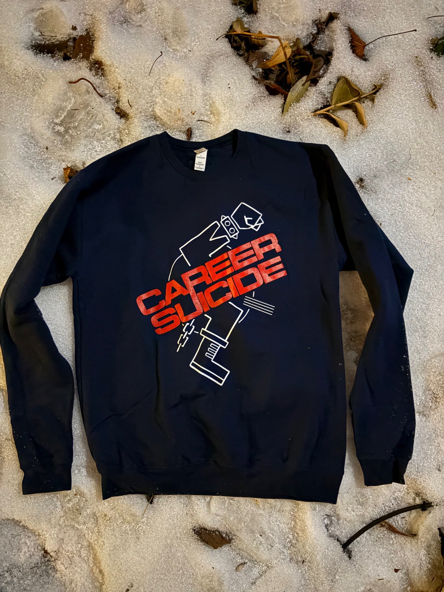 Career Suicide - Crewneck - red logo