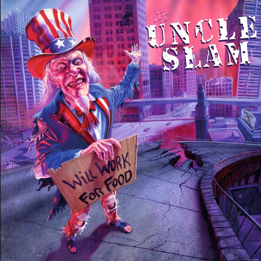 Uncle Slam - "Will Work For Food" LP (180g purple vinyl)