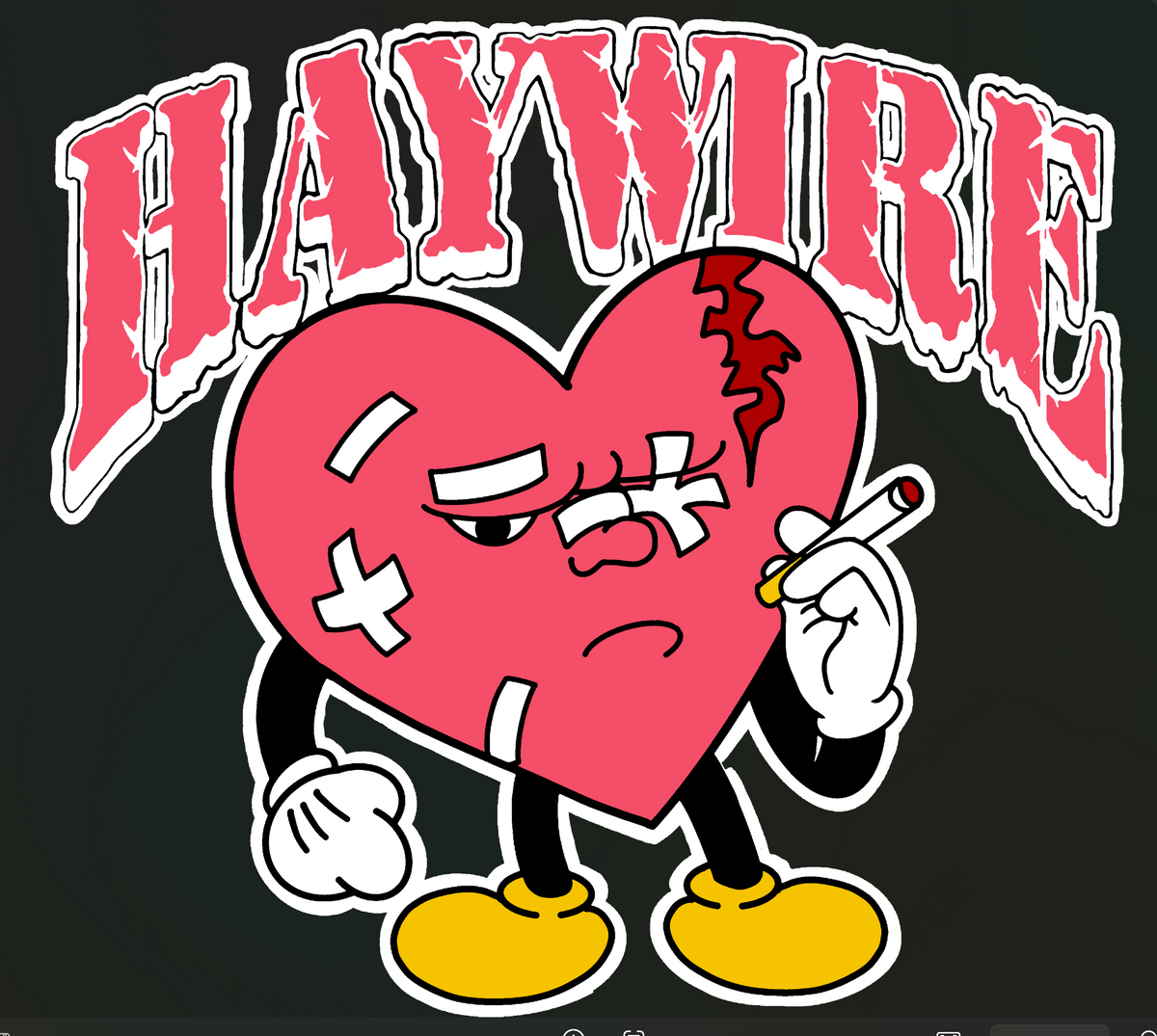 Haywire - "Heartbreak Harry" T-Shirt
