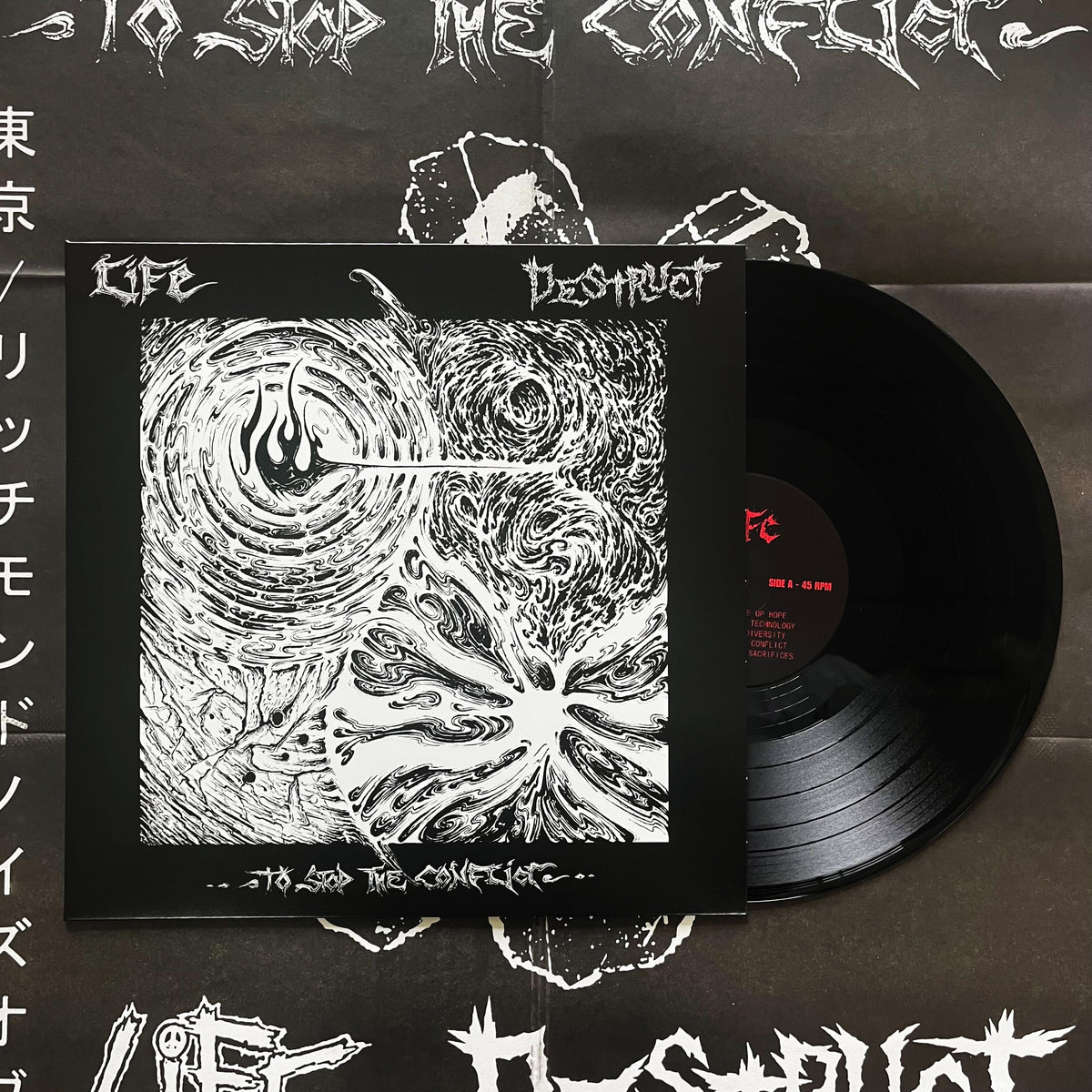 Life / Destruct - "To Stop The Conflict" 12-inch