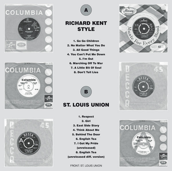 Richard Kent Style Vs. St. Louis Union - "Mod Meeting Volume 1" LP