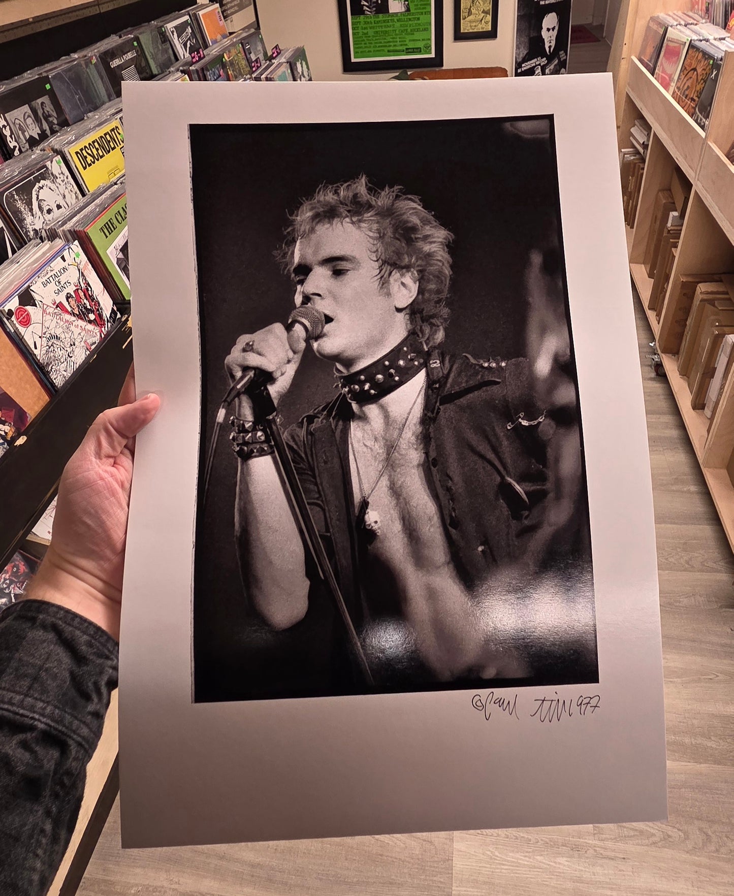 Viletones Photo - 13x19 inch - 1977 - Signed by Paul Till