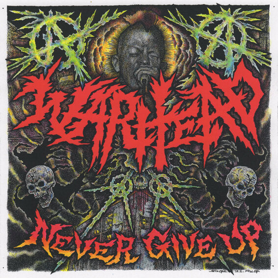 Warhead - "Never Give Up" LP