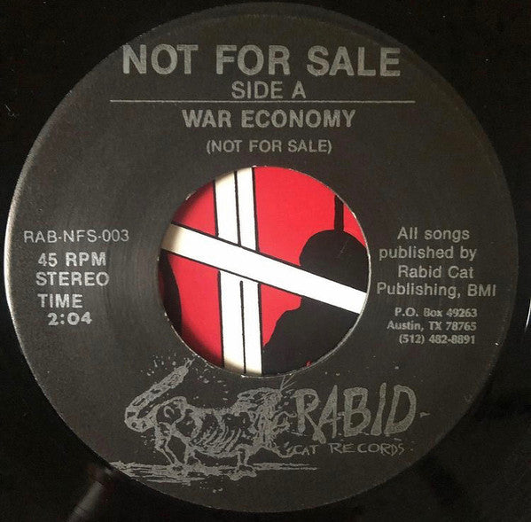 Not For Sale : A Few Dollars More (7", Single)