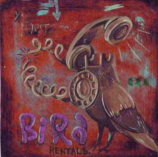 Bird Rentals : Suburban Crawl (7", Ltd, Dar)