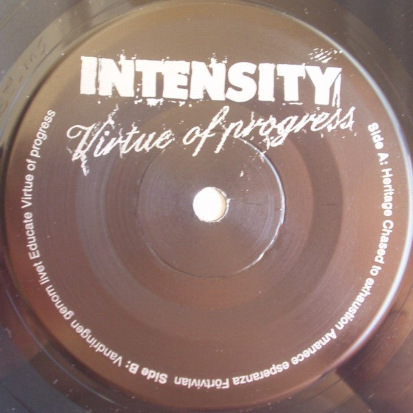 Intensity (5) : Virtue Of Progress (7")