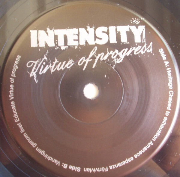 Intensity (5) : Virtue Of Progress (7")