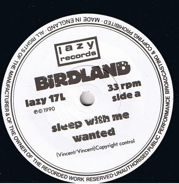 Birdland (2) : EP3: Sleep With Me (7", EP, Ltd)