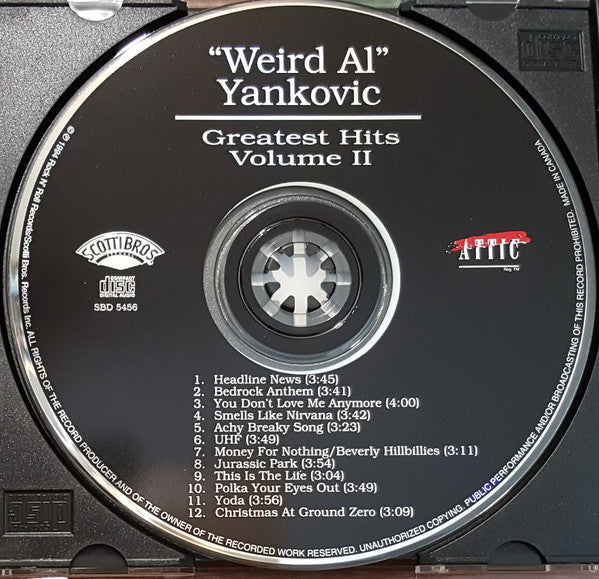"Weird Al" Yankovic : Greatest Hits Volume II (CD, Comp)