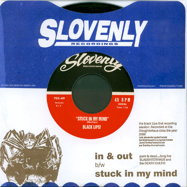 The Black Lips : In & Out (7", Single)