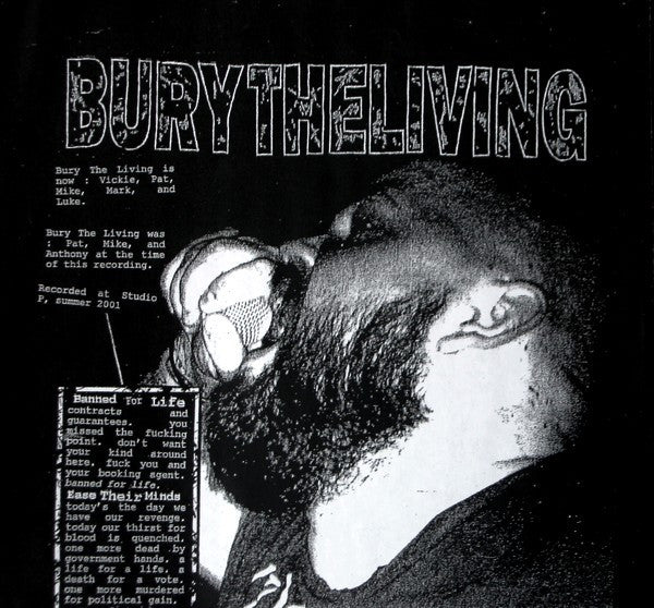 Bury The Living : Bury The Living (7", Blu)