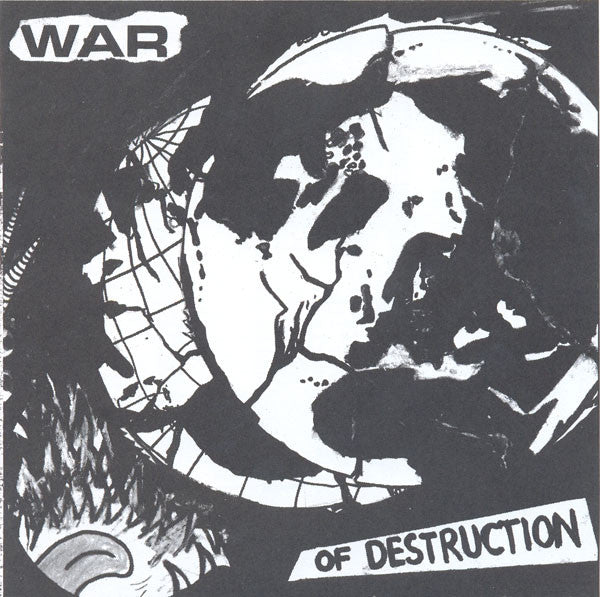 War Of Destruction : War Of Destruction (7", EP, RE, Red)