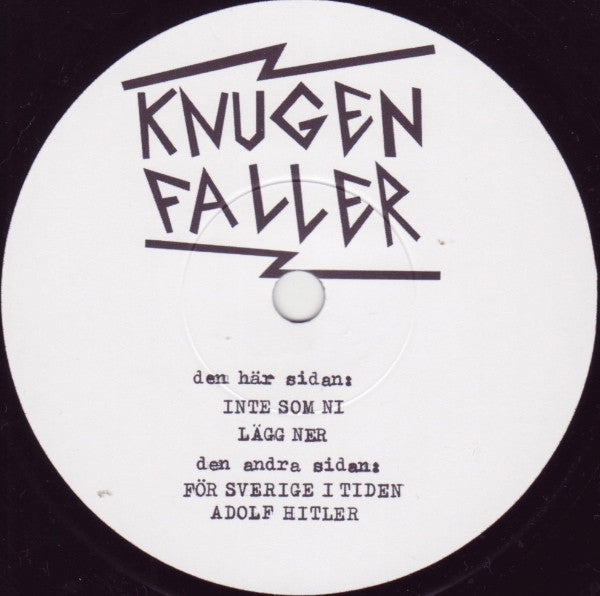 Knugen Faller : Inte Som Ni (7", EP)