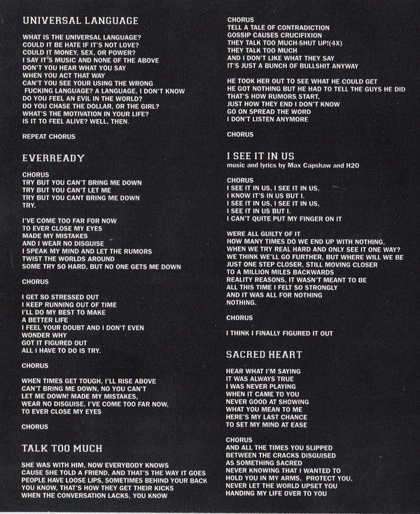 Buy H2O Thicker Than Water (CD, Album) Online for a great price