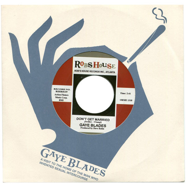 Gaye Blades : A Visit To The House Of The Man That Invented Sexual Intercourse (7", Single, Ltd)