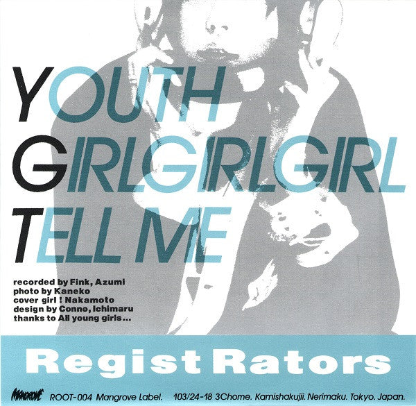 Registrators : Girl Girl Girl (7", Blu)