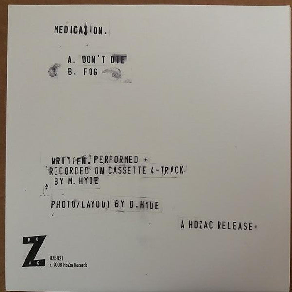 Medication (2) : Don't Die (7")