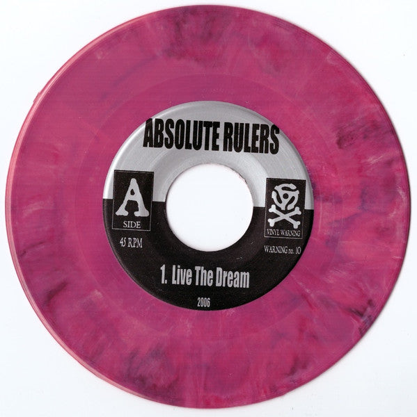 Absolute Rulers : Live The Dream (7", Single, Num, Pin)