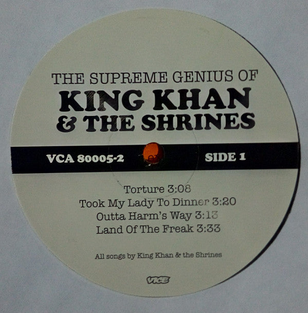 King Khan & His Shrines : The Supreme Genius Of King Khan And The Shrines (2xLP, Comp)